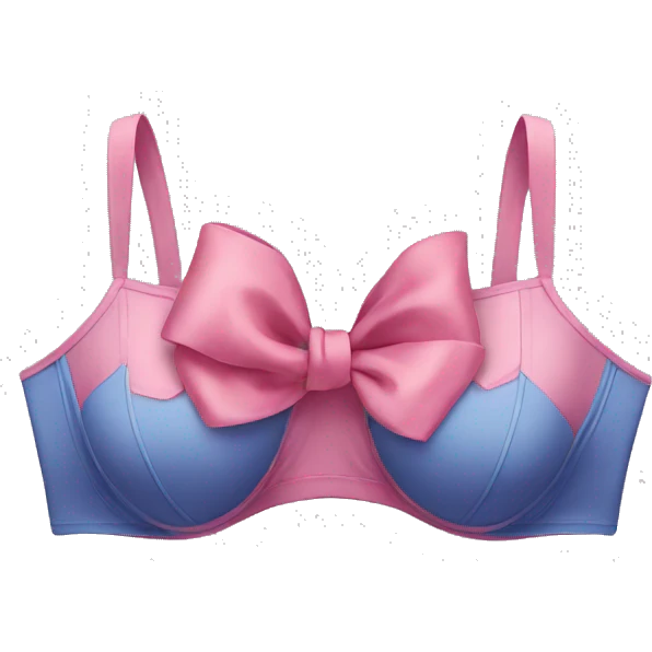 Bra with a bow  emoji