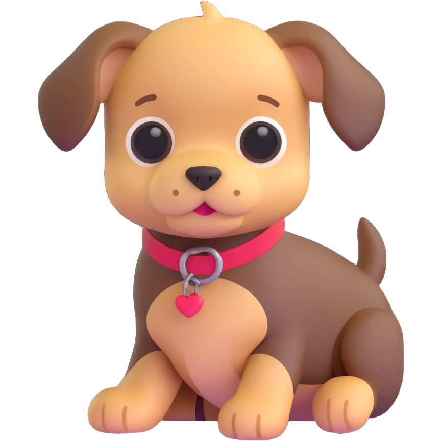 adorable little puppy emoji