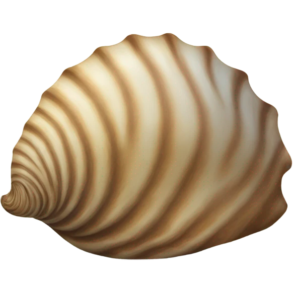 Sea cow shell emoji