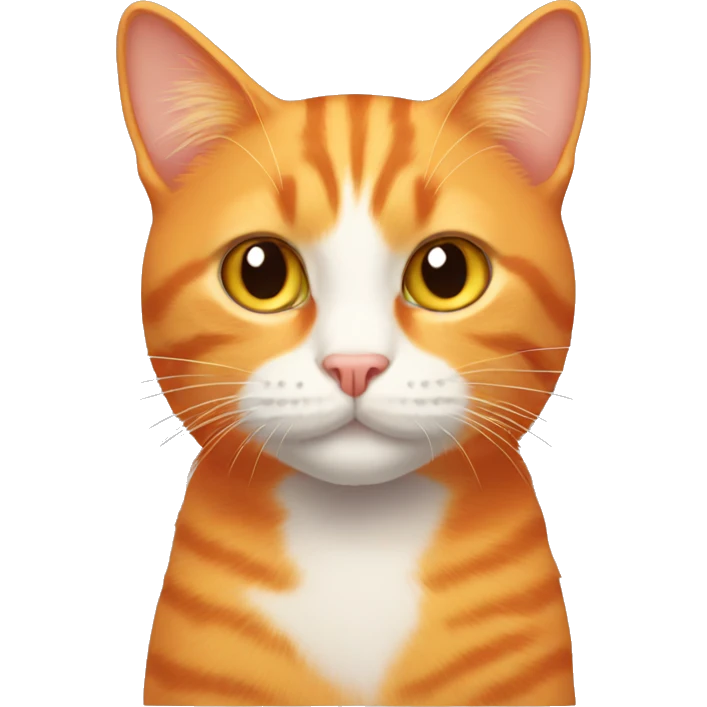 Orange cat emoji