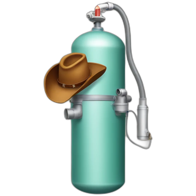 Cowboy oxygen tank emoji