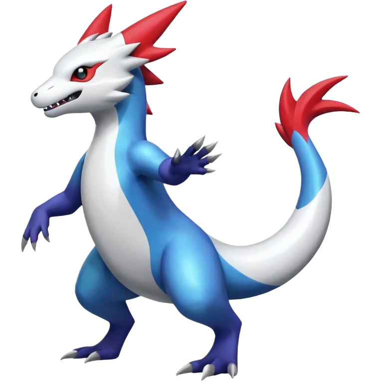 Shiny Vibrant Exotic Colorful Cool Zangoose-Salandit-Latios-Absol-fusion emoji