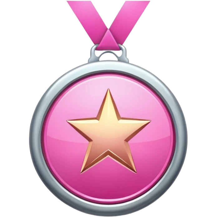 Pink medal  emoji