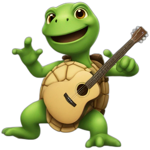tortuga comicbailando emoji