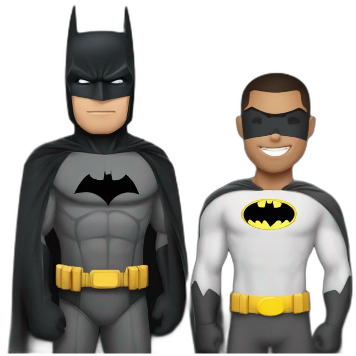 Batman and ronaldo emoji