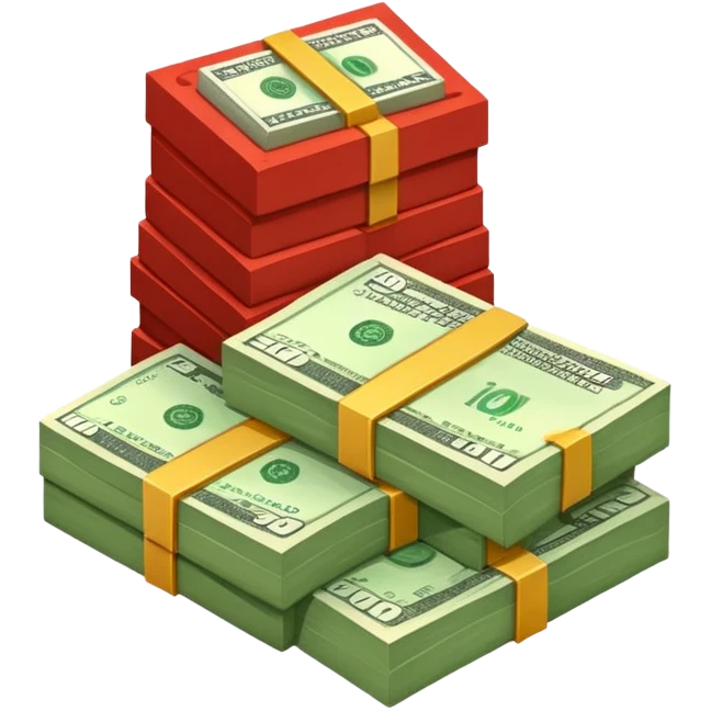 Bricks and stack bills  emoji