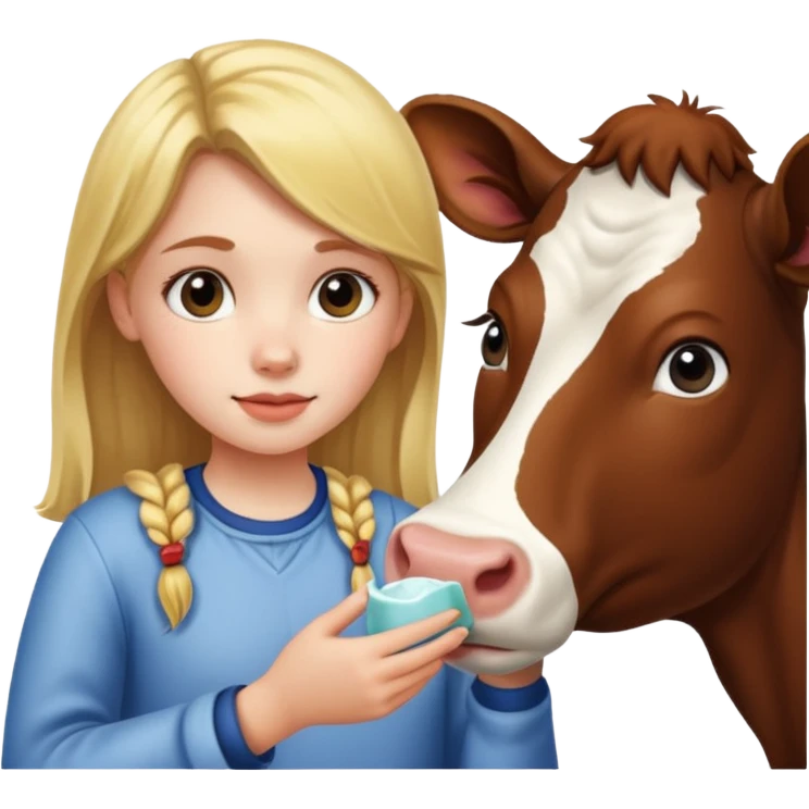 🐄👧 emoji