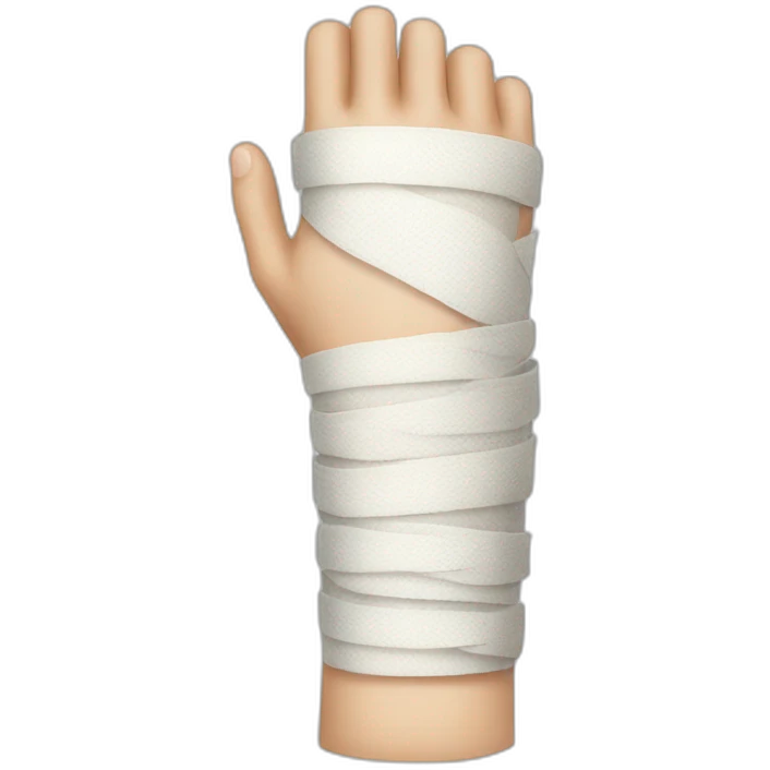 bandaged arm emoji