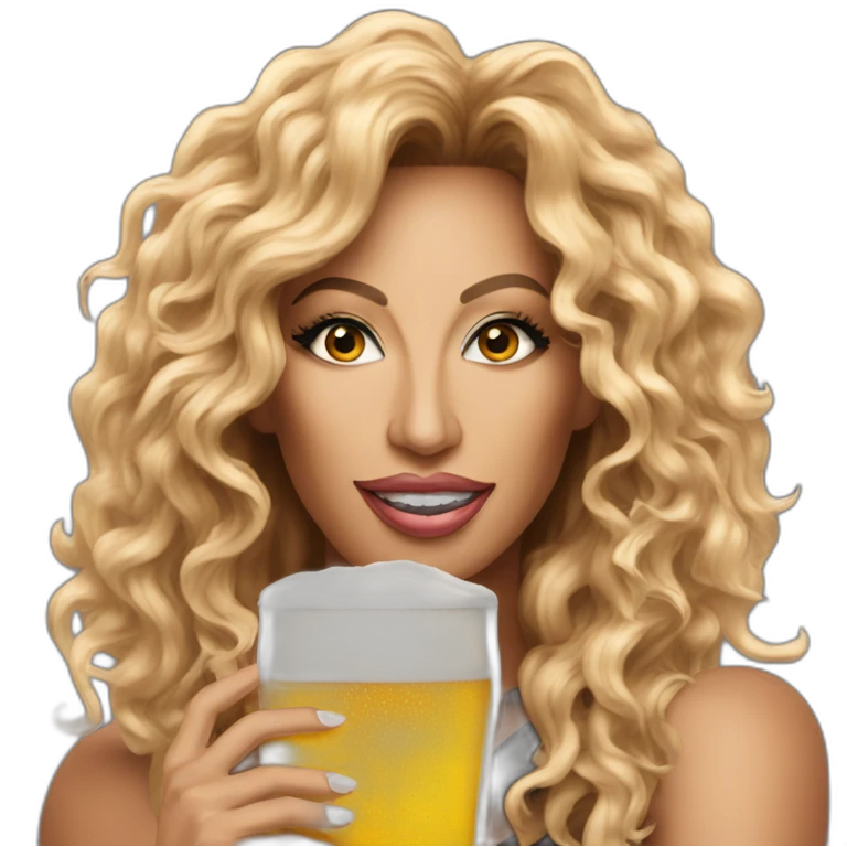 afida turner drink beer emoji
