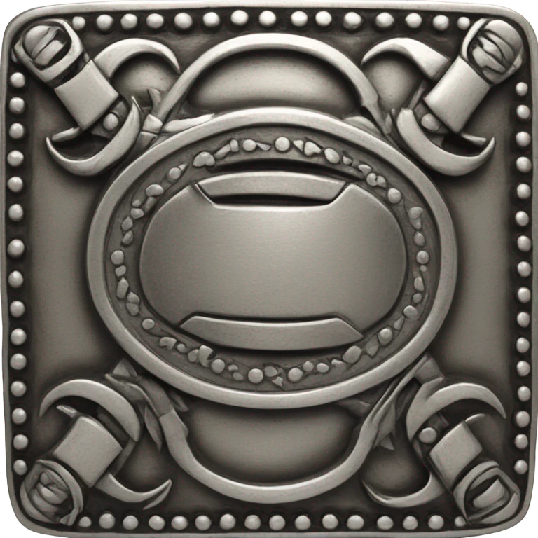 Western belt buckle emoji