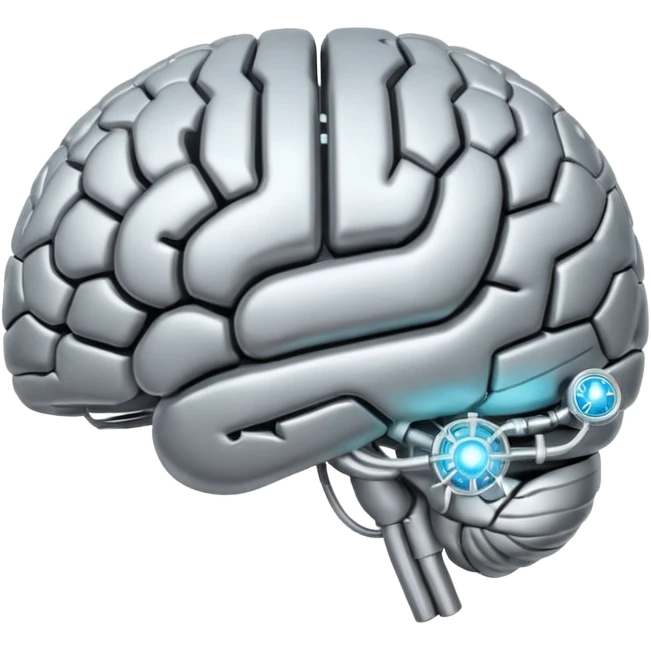 a second brain connected to a database emoji