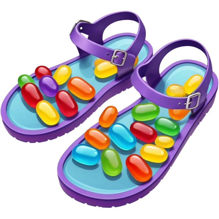 jelly bean sandals emoji