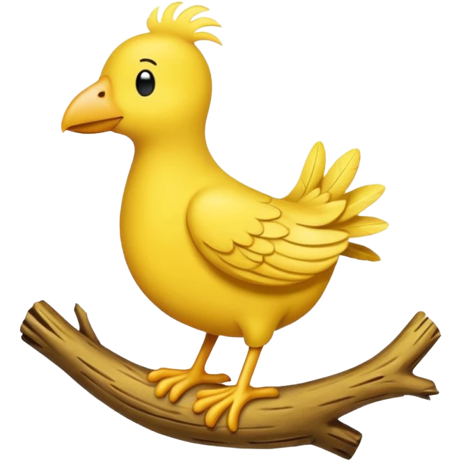 Woodstock from Snoopy emoji