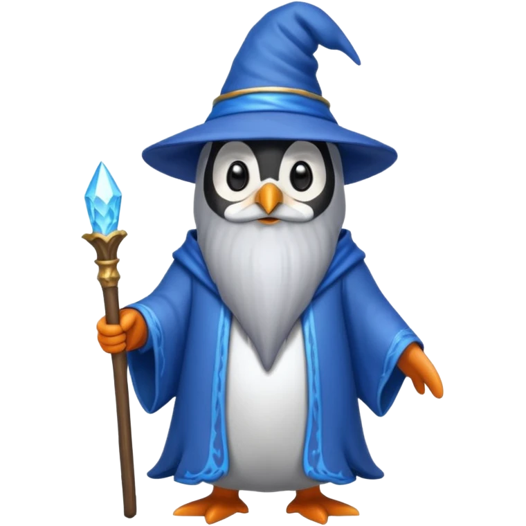 Penguin Wizard emoji