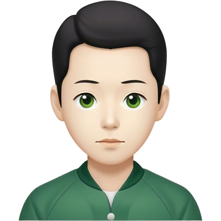 Squid game Lee Jung jae green baseball coat emoji