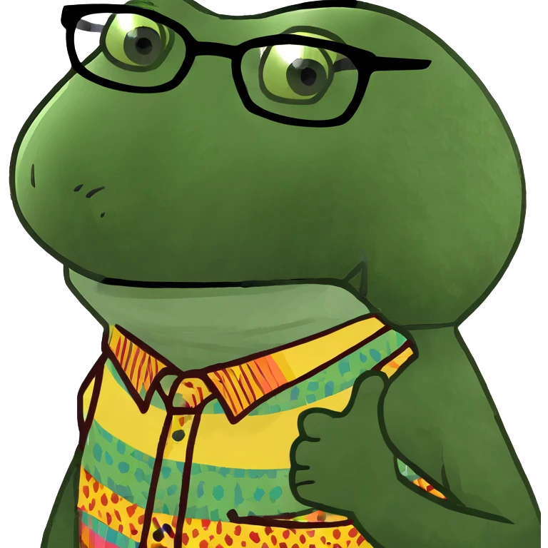 Frog with autism  emoji