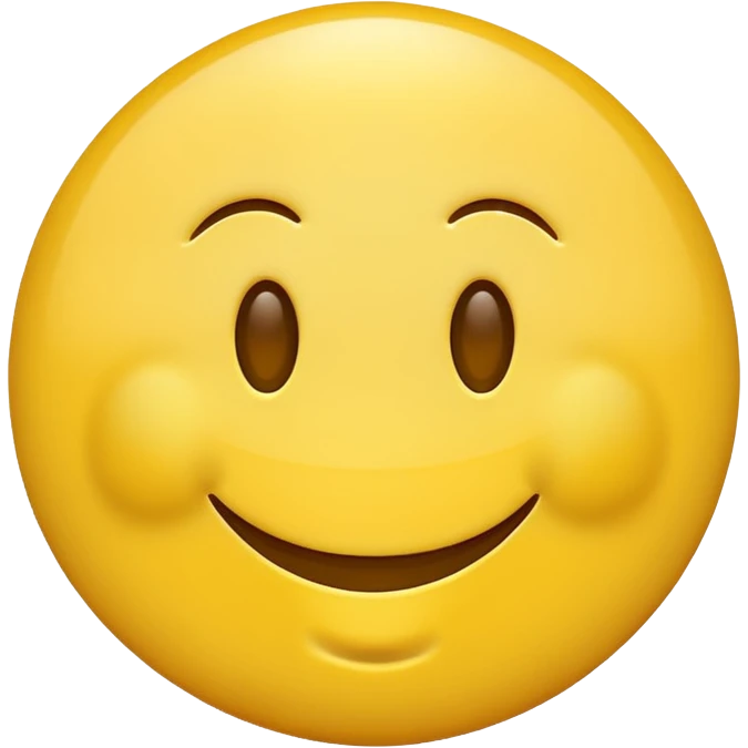 Yellow round smiley face with glue emoji