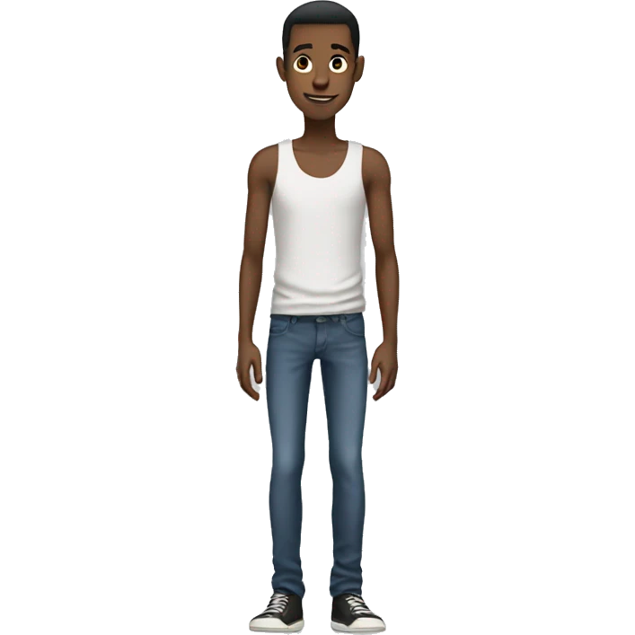 tall skinny guy emoji