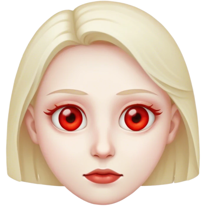Sad red eyes  emoji