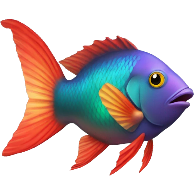 Parrot fish emoji