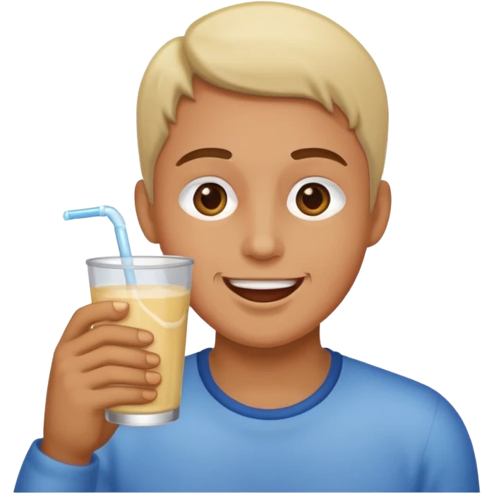 Drinking cum emoji
