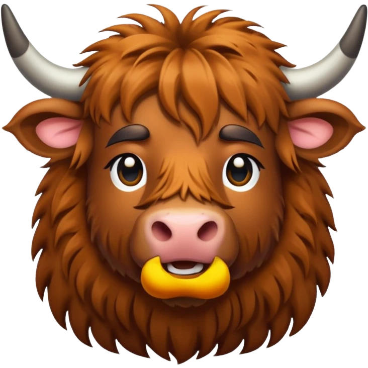 highland cow  emoji
