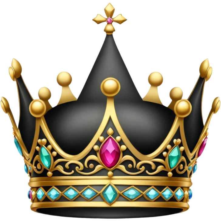 black crown emoji