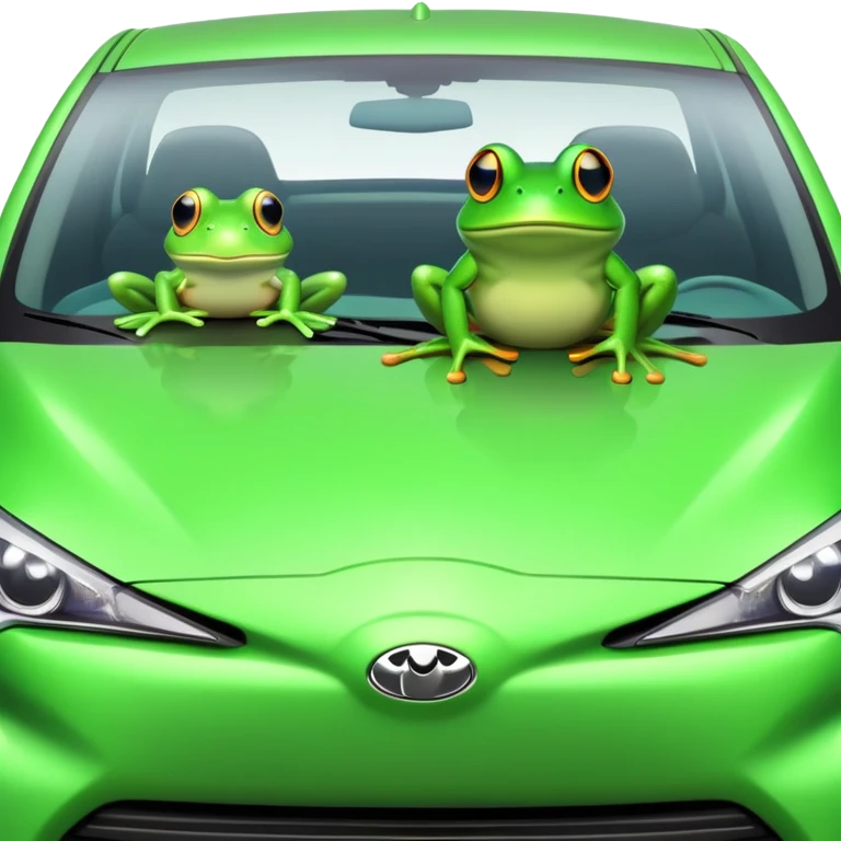 2024 Prius and a frog emoji