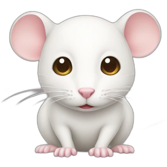 side white mouse emoji