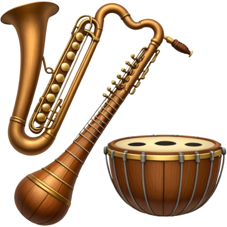 ancient musical instruments emoji