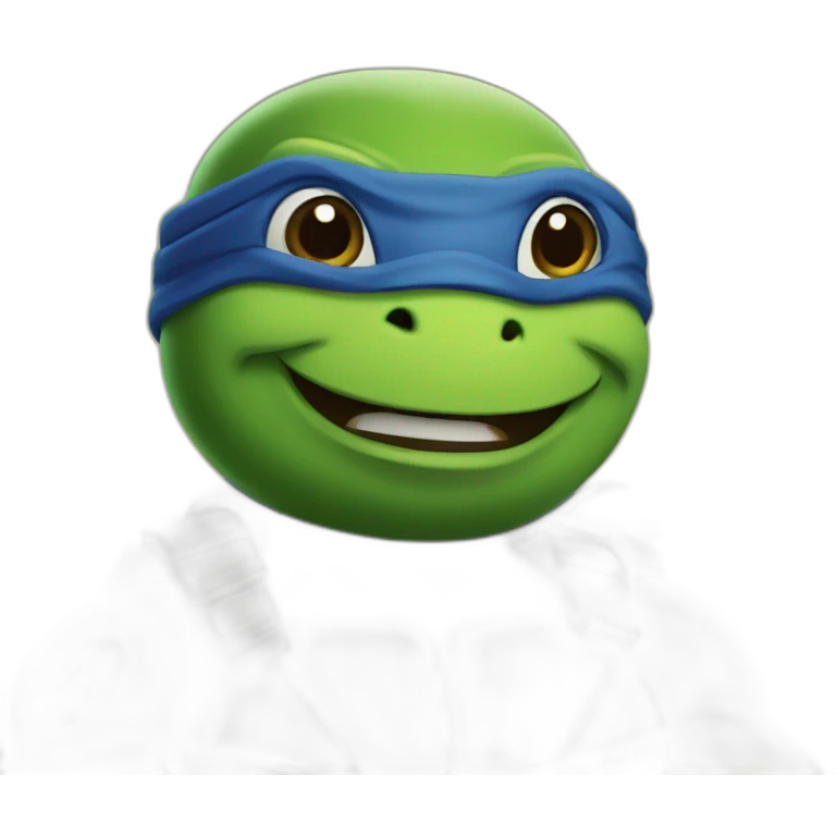 ninja-turtle-singing emoji