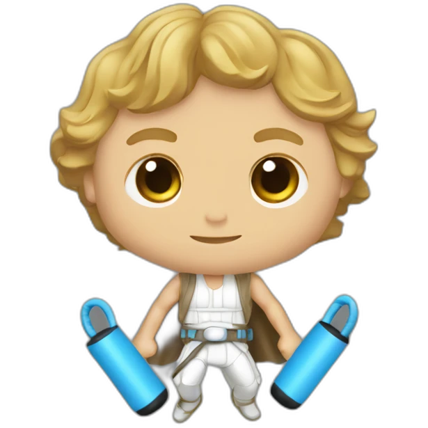 luke skywalker jump rope emoji