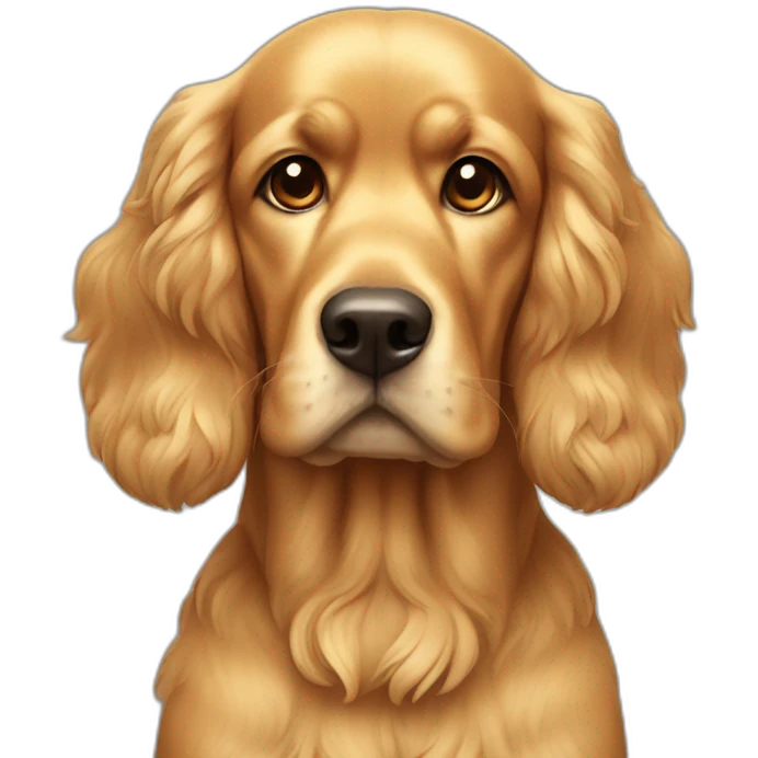 golden cocker emoji