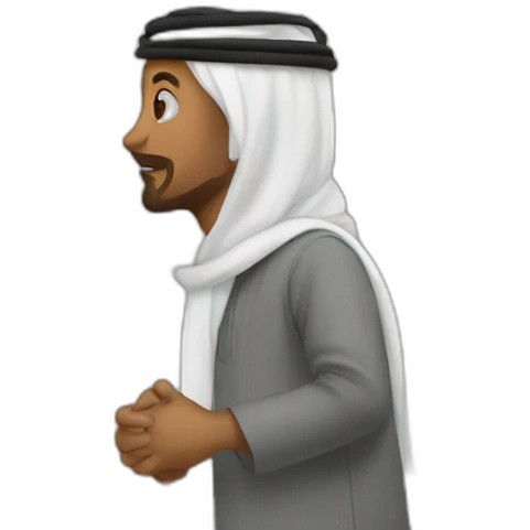 man parying masjid emoji