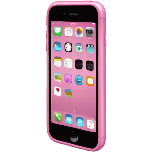 Pink iPhone  emoji
