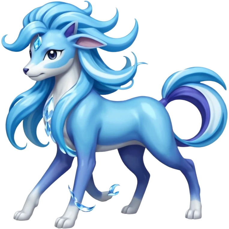 Pokemon  legendary Suicune emoji