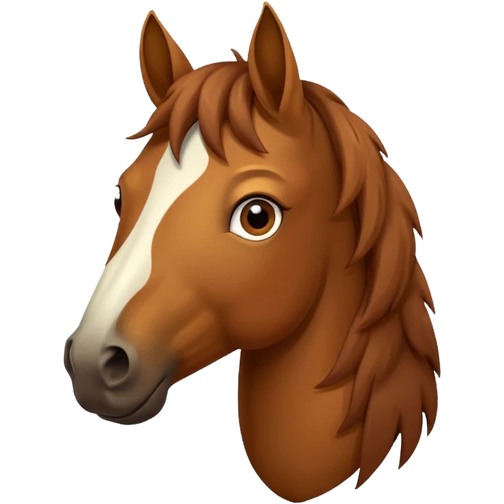 Confused horse with question marks emoji
