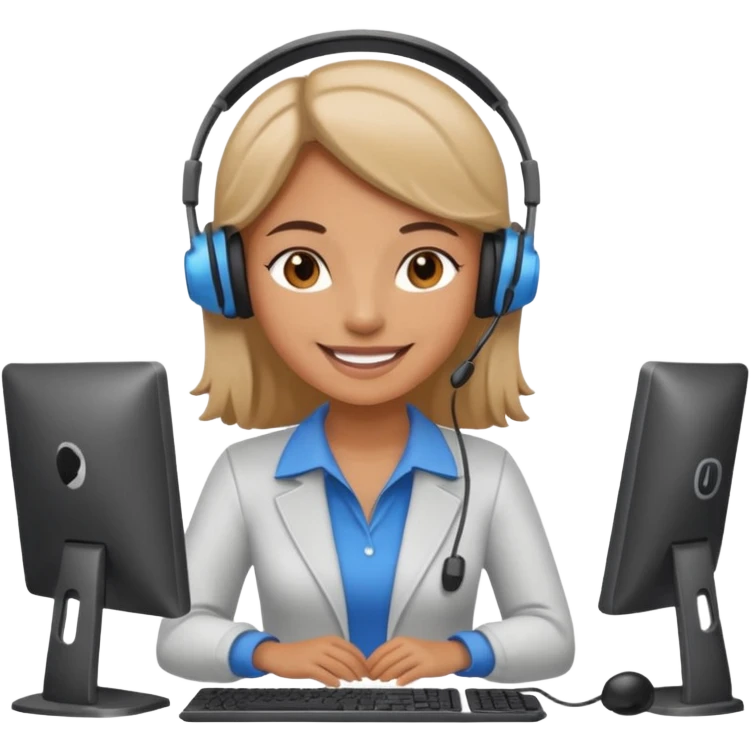 The woman working at the computer store emoji