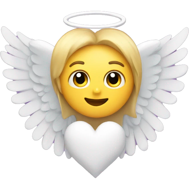 heart with angel wings emoji