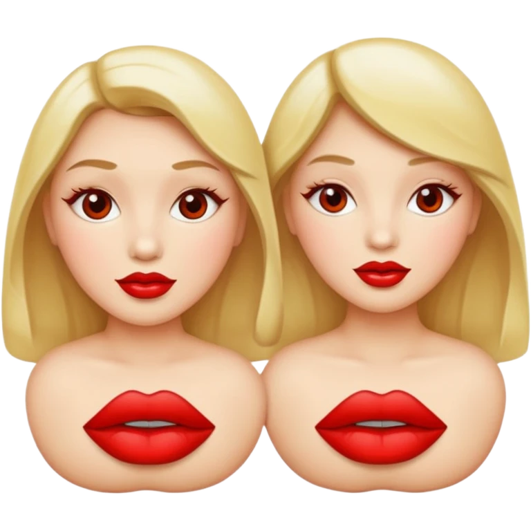 Red lips emoji