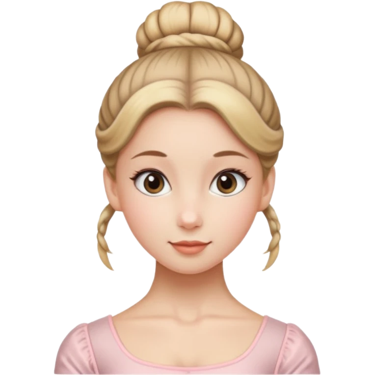ballet bun  hair princes  emoji