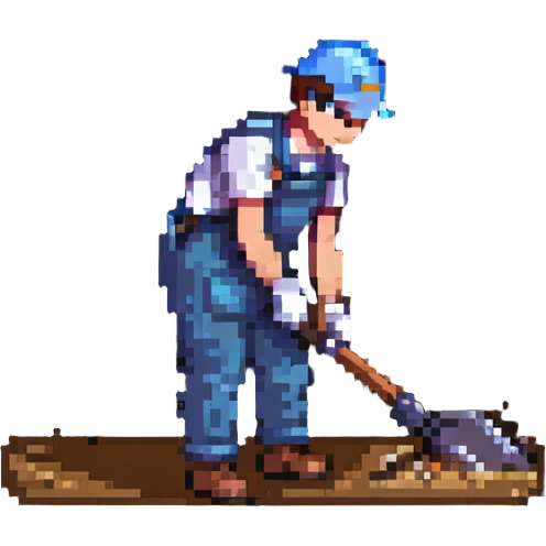 labour worker digging emoji