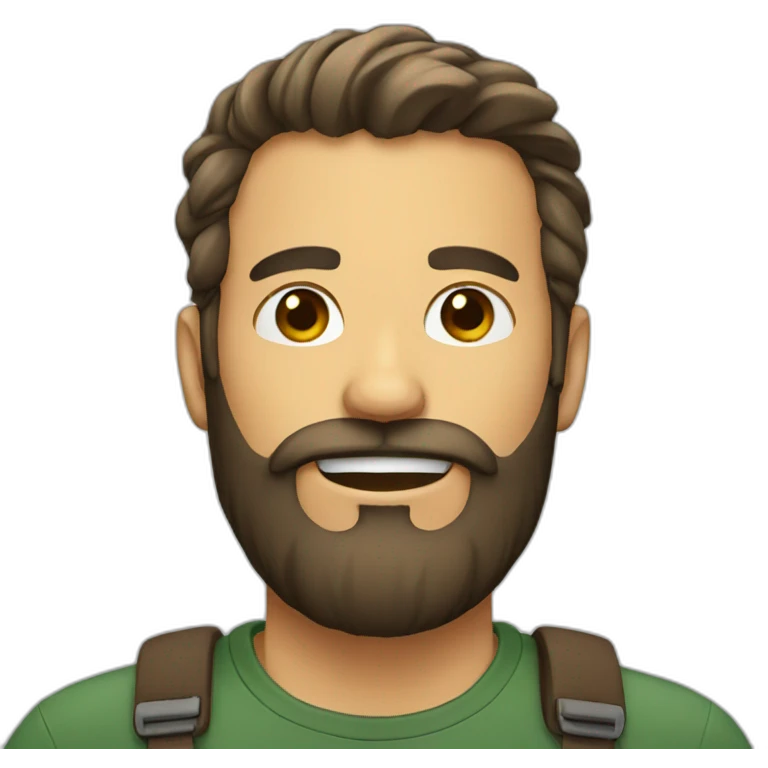 Men beard emoji