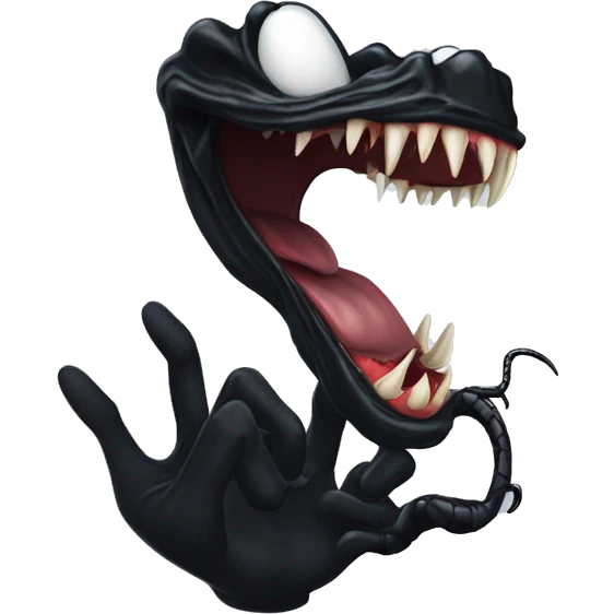 Venom con un ascia in mano  emoji