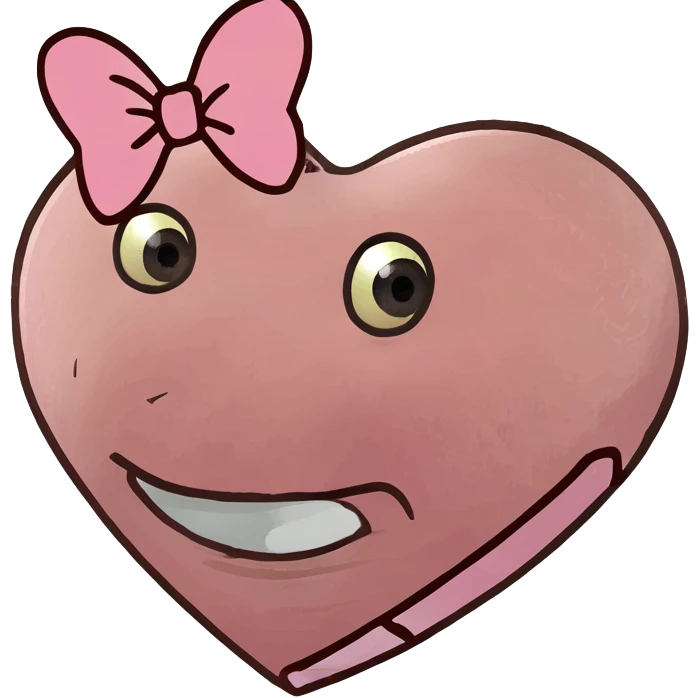 cuore rosa con fiocco emoji