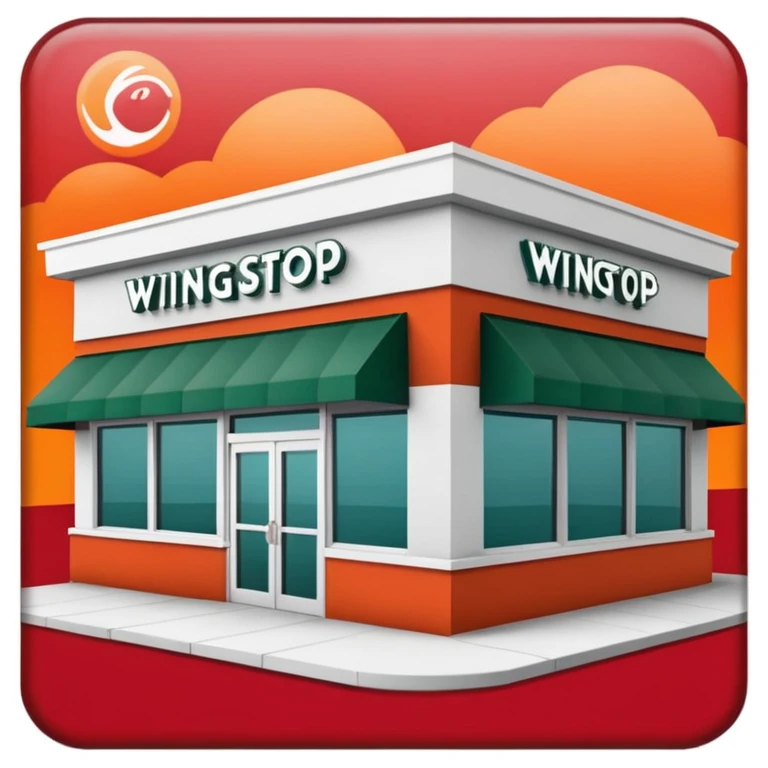 Wingstop restaurant  emoji