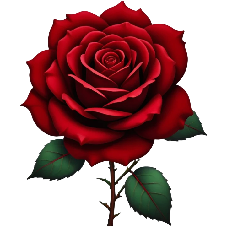 Black Rose with blood emoji