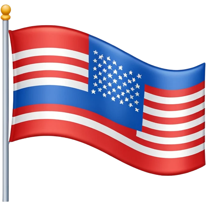 Bandera con tres franjas emoji