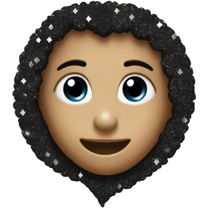 Black sparkly heart emoji
