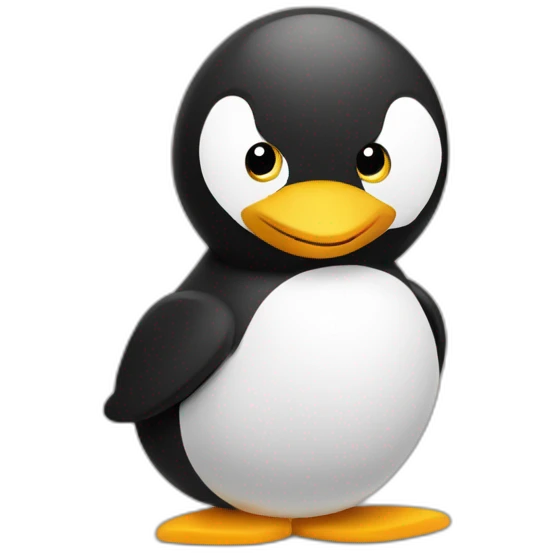 Fourchette pingouin emoji